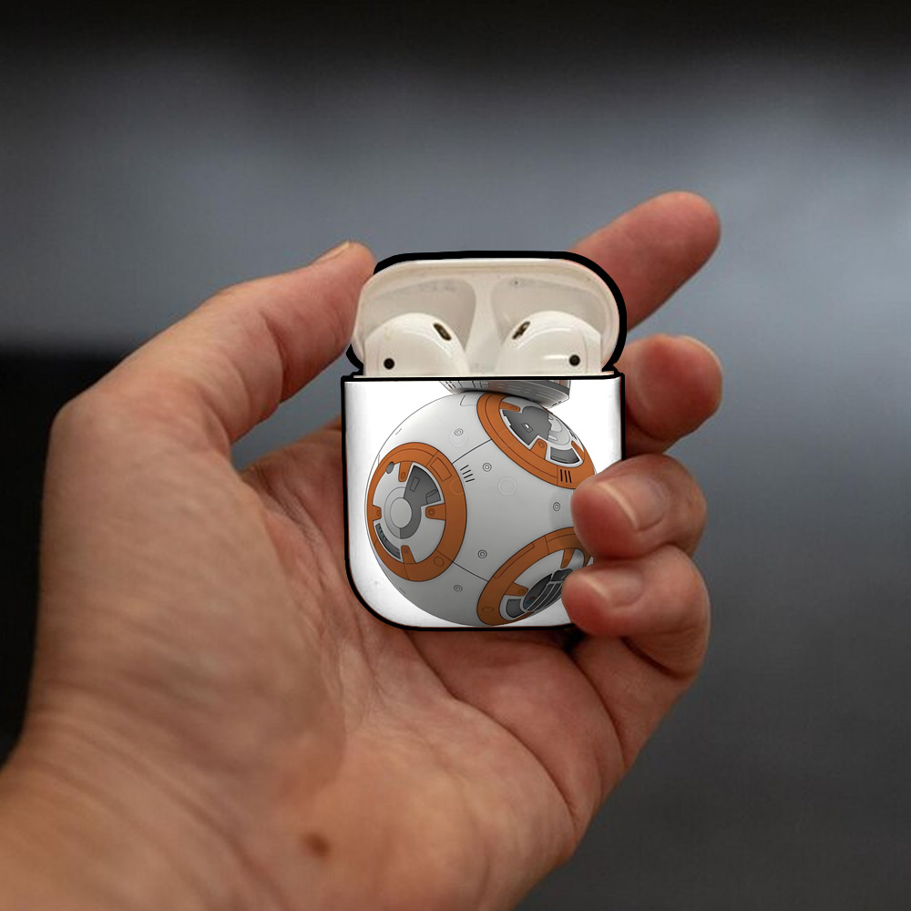 スター・ウォーズ Star Wars AirPods 第2世代保護ケース ハードシェル ブラック 耐衝撃・防指紋・カラビナ付き