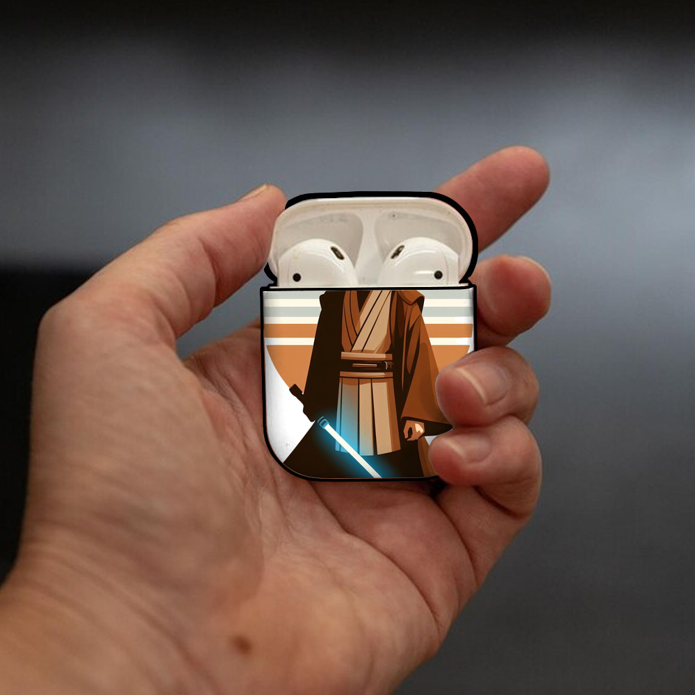スター・ウォーズ Star Wars AirPods 第2世代保護ケース ハードシェル ブラック 耐衝撃・防指紋・カラビナ付き