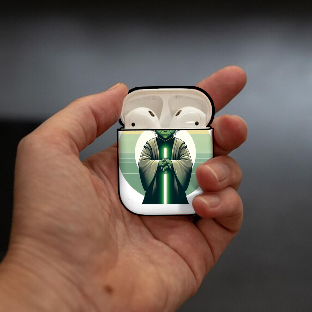 スター・ウォーズ Star Wars AirPods 第2世代保護ケース ハードシェル ブラック 耐衝撃・防指紋・カラビナ付き