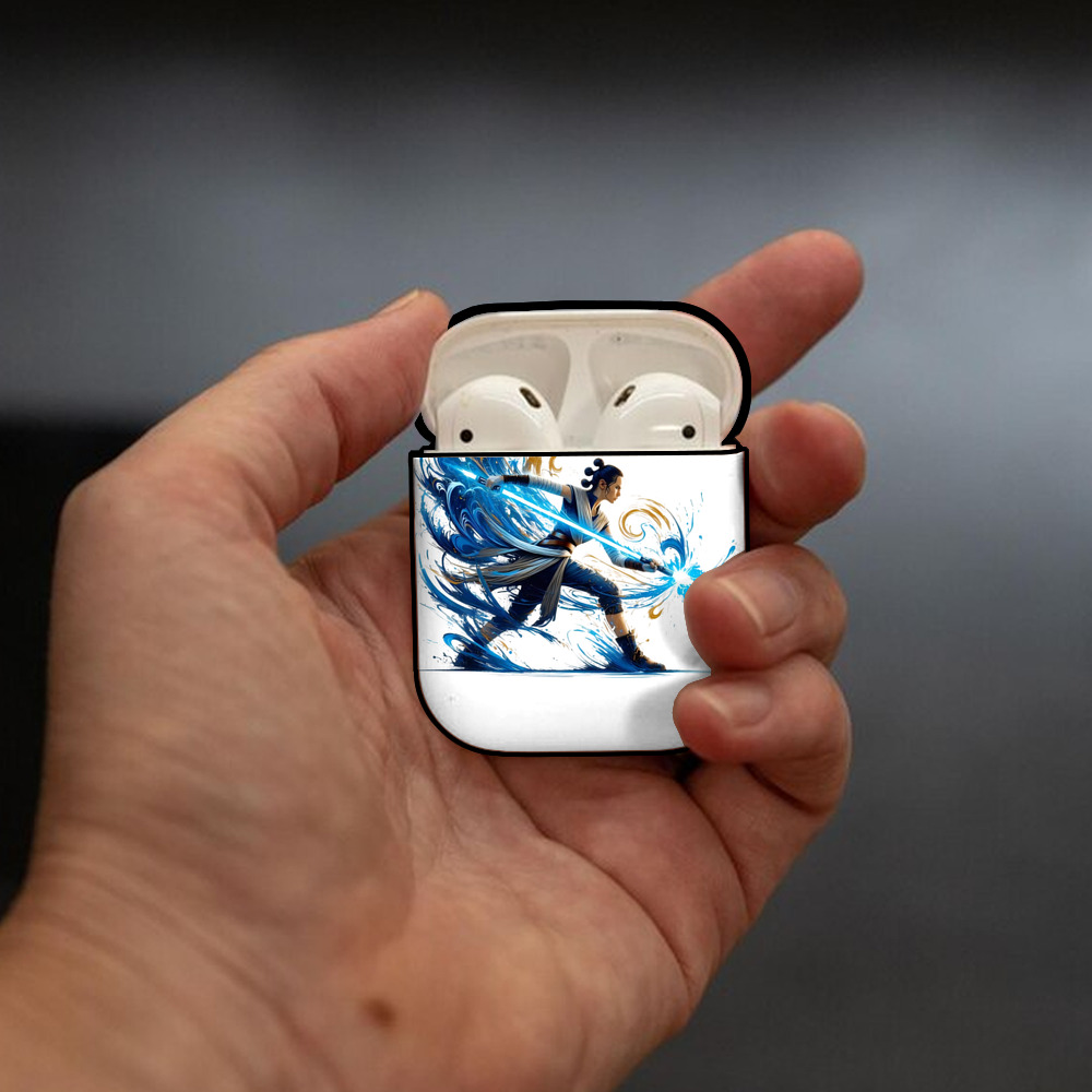 スター・ウォーズ Star Wars AirPods 第2世代保護ケース ハードシェル ブラック 耐衝撃・防指紋・カラビナ付き