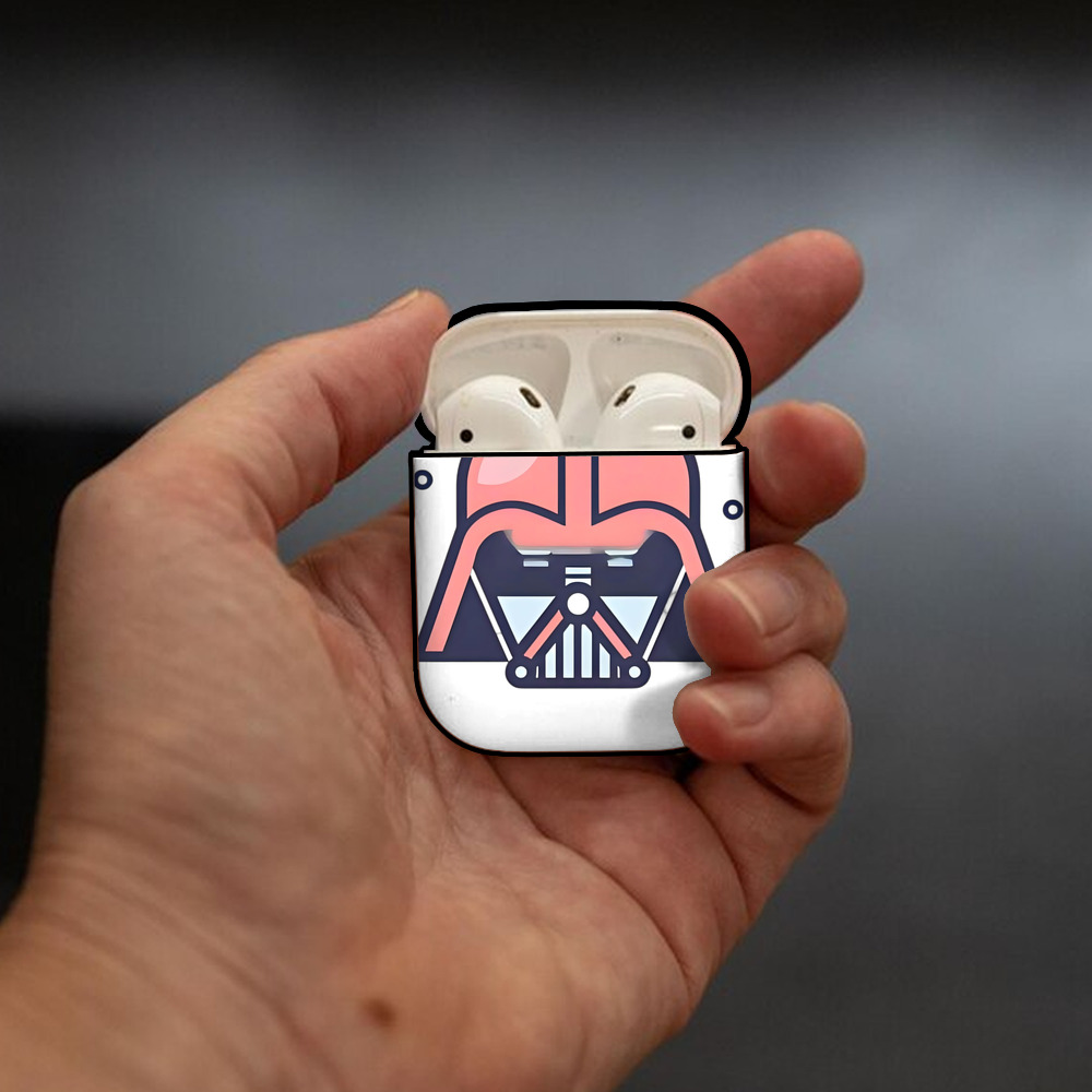 スター・ウォーズ Star Wars AirPods 第2世代保護ケース ハードシェル ブラック 耐衝撃・防指紋・カラビナ付き