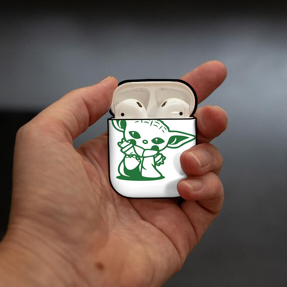 スター・ウォーズ Star Wars AirPods 第2世代保護ケース ハードシェル ブラック 耐衝撃・防指紋・カラビナ付き