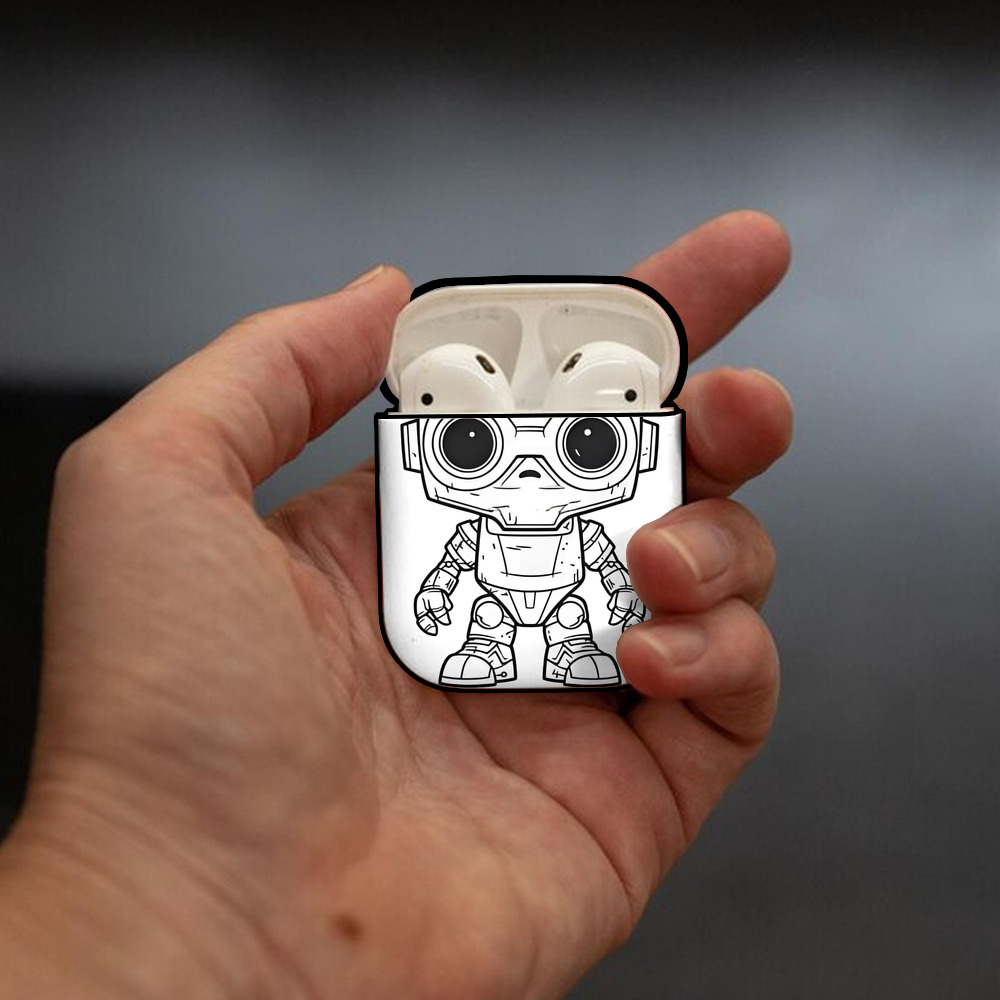 スター・ウォーズ Star Wars AirPods 第2世代保護ケース ハードシェル ブラック 耐衝撃・防指紋・カラビナ付き