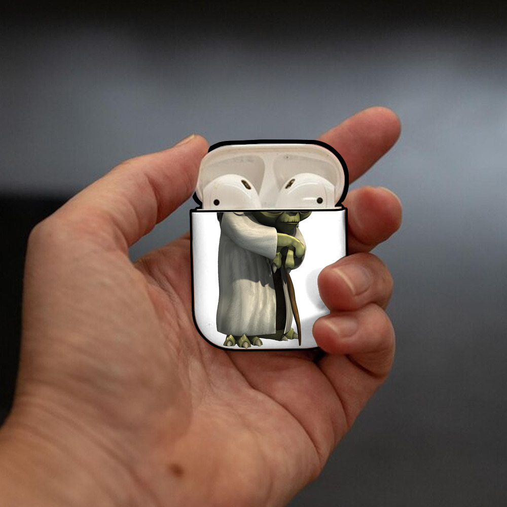 スター・ウォーズ Star Wars AirPods 第2世代保護ケース ハードシェル ブラック 耐衝撃・防指紋・カラビナ付き