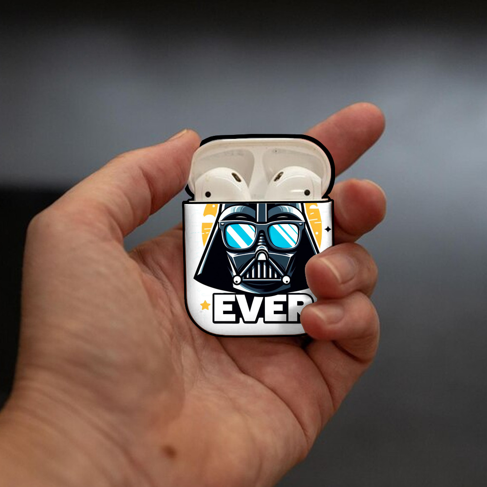 スター・ウォーズ Star Wars AirPods 第2世代保護ケース ハードシェル ブラック 耐衝撃・防指紋・カラビナ付き