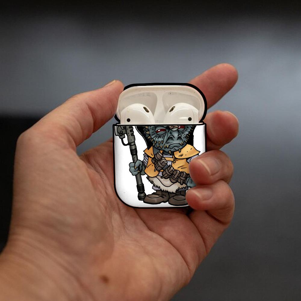スター・ウォーズ Star Wars AirPods 第2世代保護ケース ハードシェル ブラック 耐衝撃・防指紋・カラビナ付き