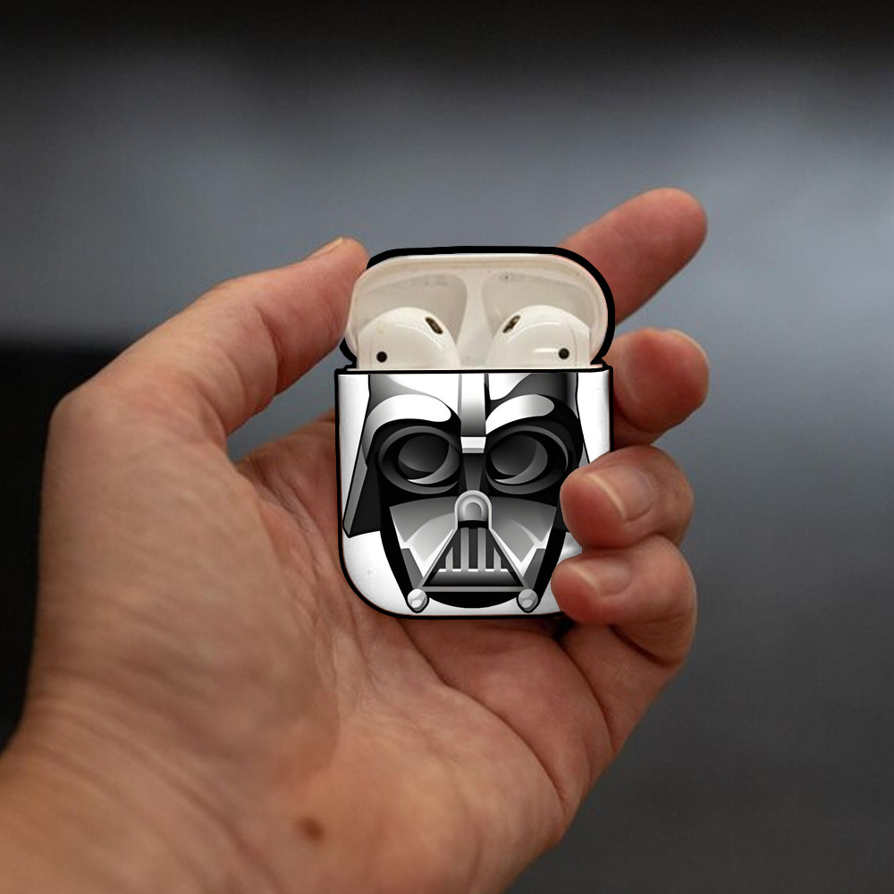 スター・ウォーズ Star Wars AirPods 第2世代保護ケース ハードシェル ブラック 耐衝撃・防指紋・カラビナ付き