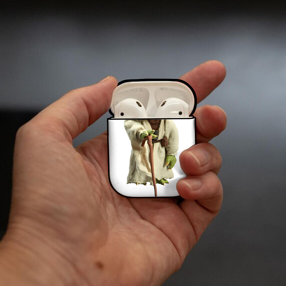 スター・ウォーズ Star Wars AirPods 第2世代保護ケース ハードシェル ブラック 耐衝撃・防指紋・カラビナ付き