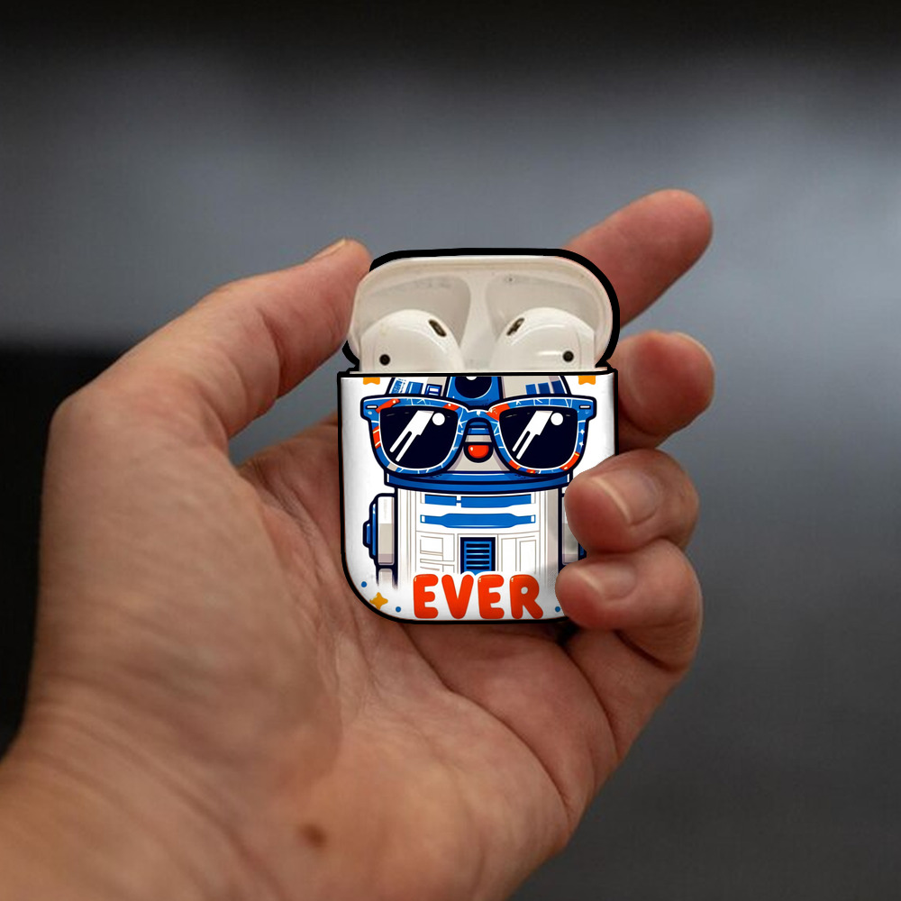 スター・ウォーズ Star Wars AirPods 第2世代保護ケース ハードシェル ブラック 耐衝撃・防指紋・カラビナ付き