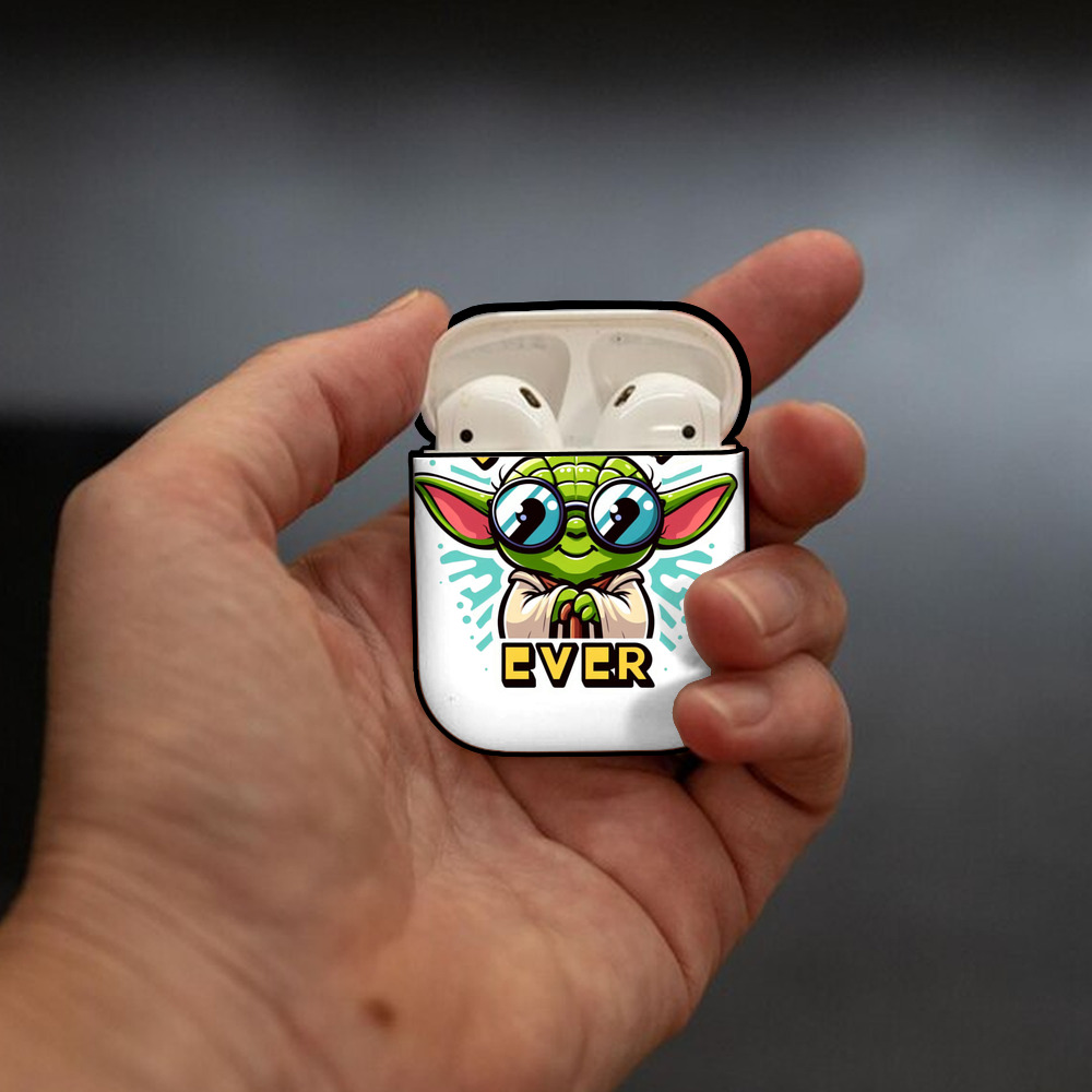 スター・ウォーズ Star Wars AirPods 第2世代保護ケース ハードシェル ブラック 耐衝撃・防指紋・カラビナ付き