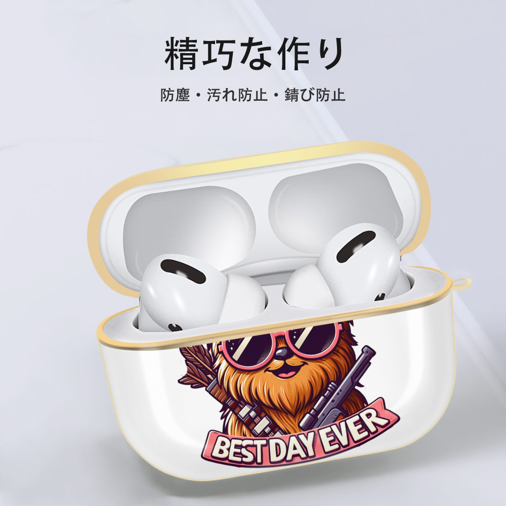 スター・ウォーズ Star Wars 【AirPods Pro用】ハードシェル保護ケース｜耐衝撃・防指紋・カラビナ付き商品仕様