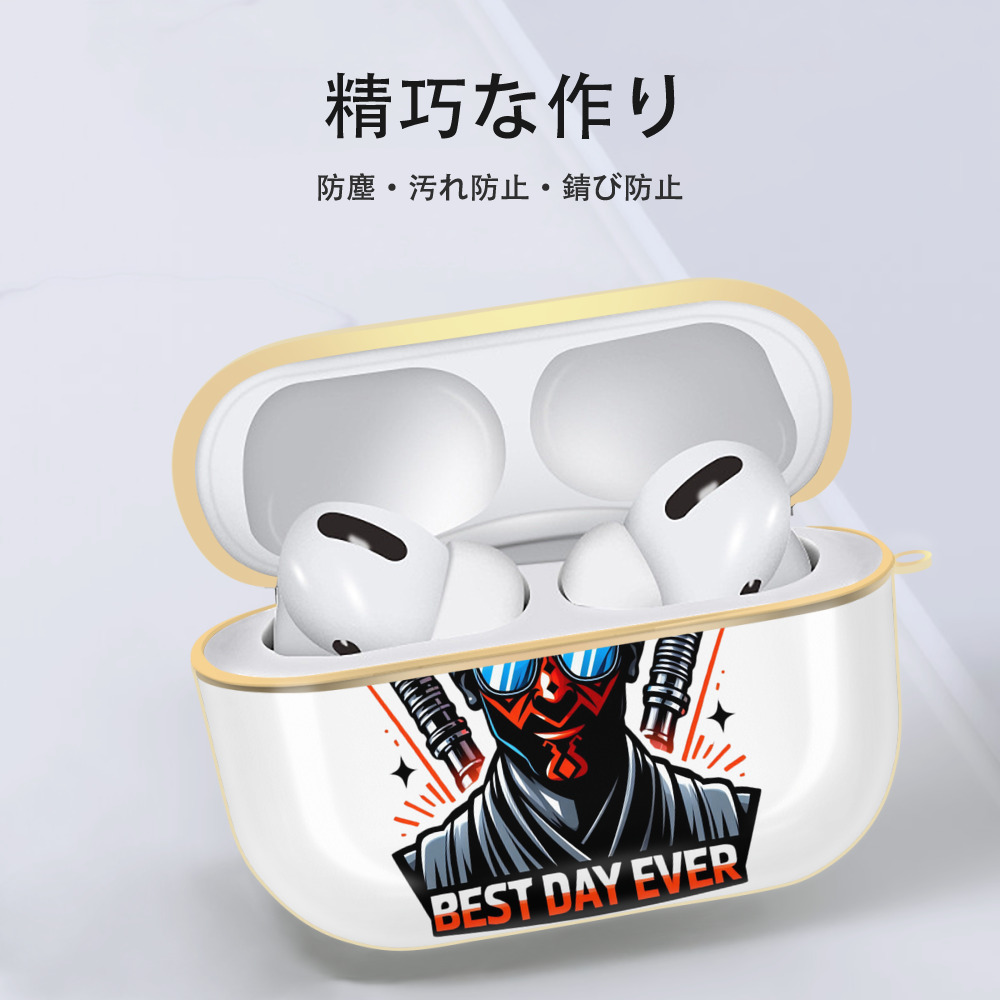 スター・ウォーズ Star Wars 【AirPods Pro用】ハードシェル保護ケース｜耐衝撃・防指紋・カラビナ付き商品仕様