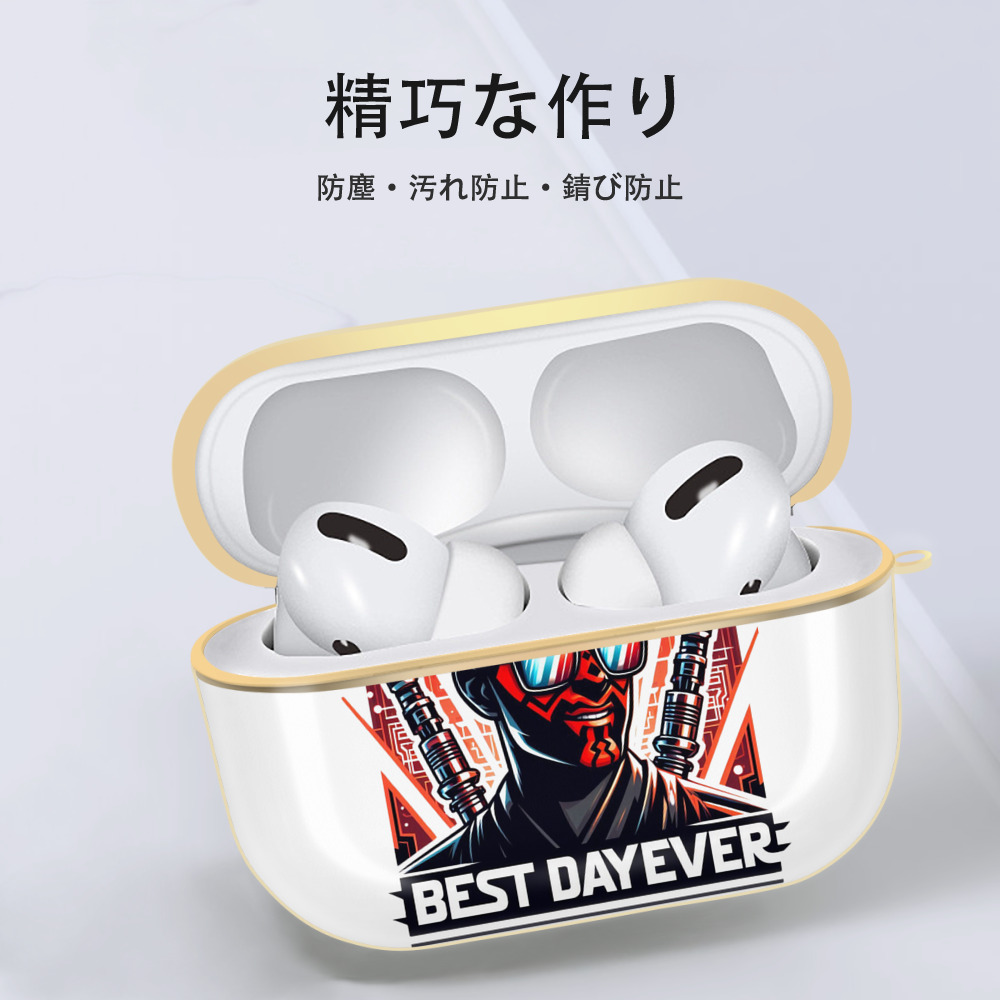 スター・ウォーズ Star Wars 【AirPods Pro用】ハードシェル保護ケース｜耐衝撃・防指紋・カラビナ付き商品仕様